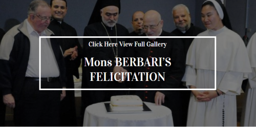 Mons Berbari's Felicitation